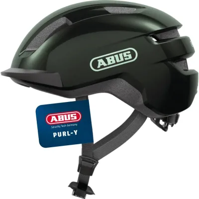 Шлем велосипедный Abus Purl-Y городской, 54-58 cm, Зелёный