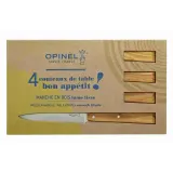 Набор из 4 столовых ножей Opinel olive — фото 1