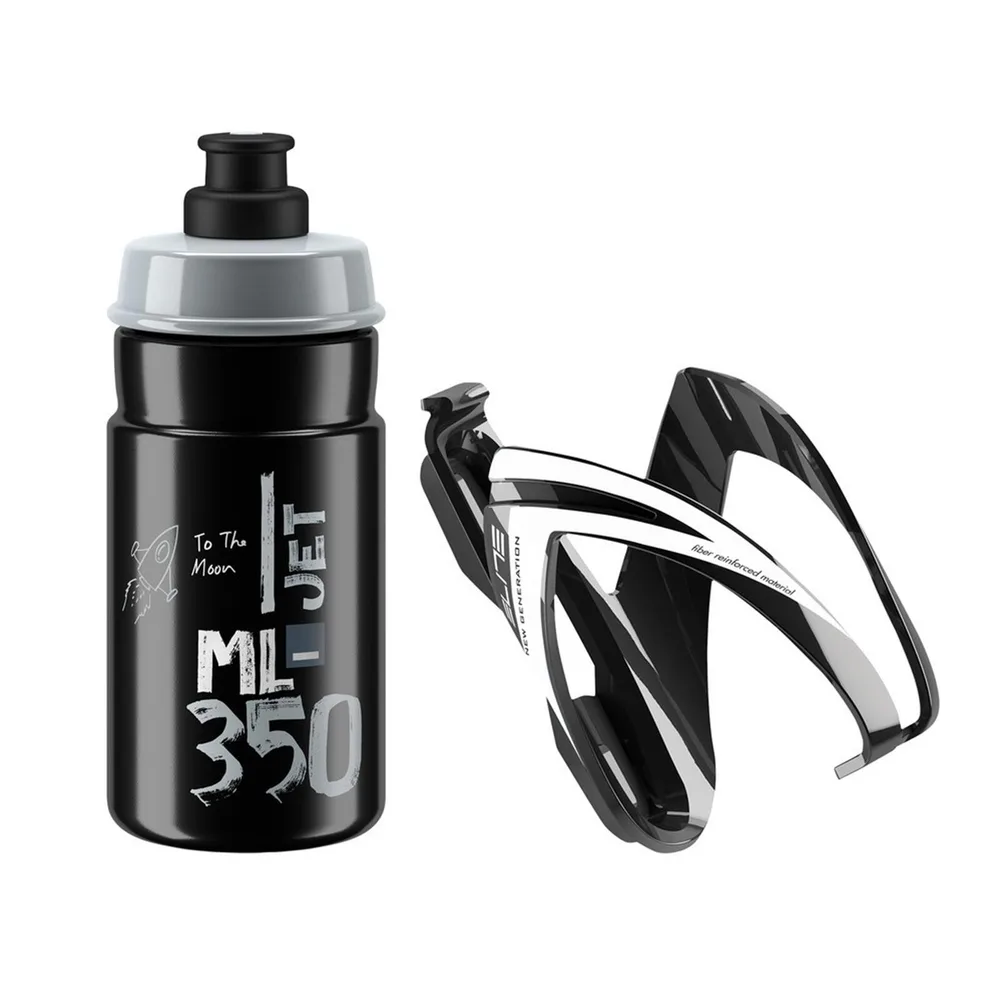 Флягодержатель с флягой Elite Ceo, 350ML, Чёрный