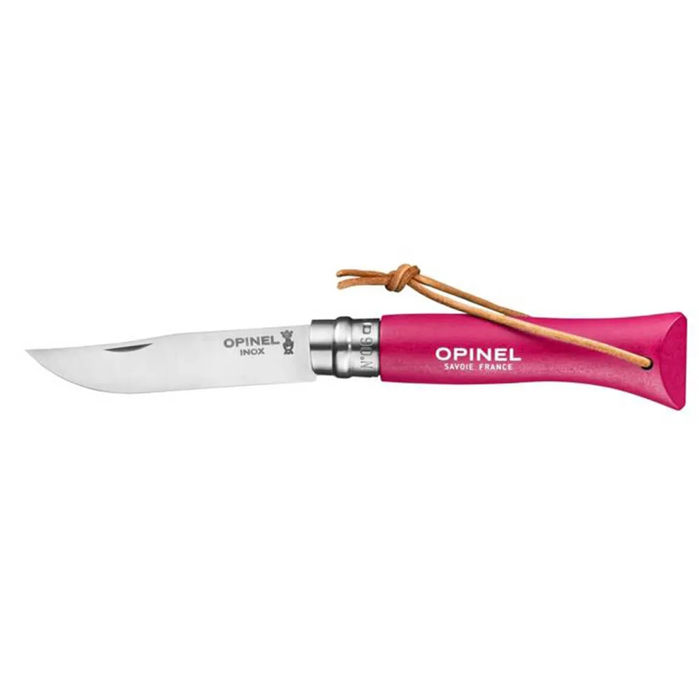 Нож Opinel Inox Colorama N06 Strawberry