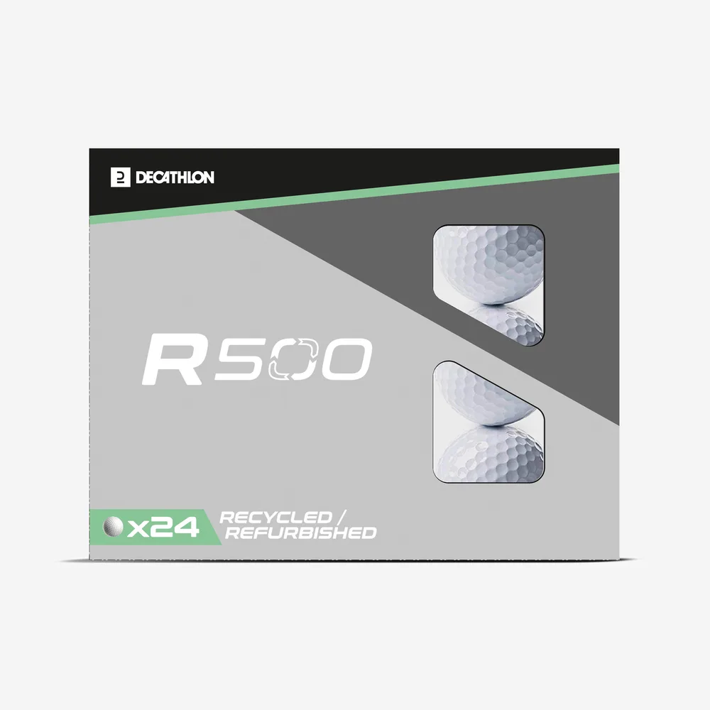 Decathlon Мячи для гольфа бывшие в употреблении R500, 24 шт