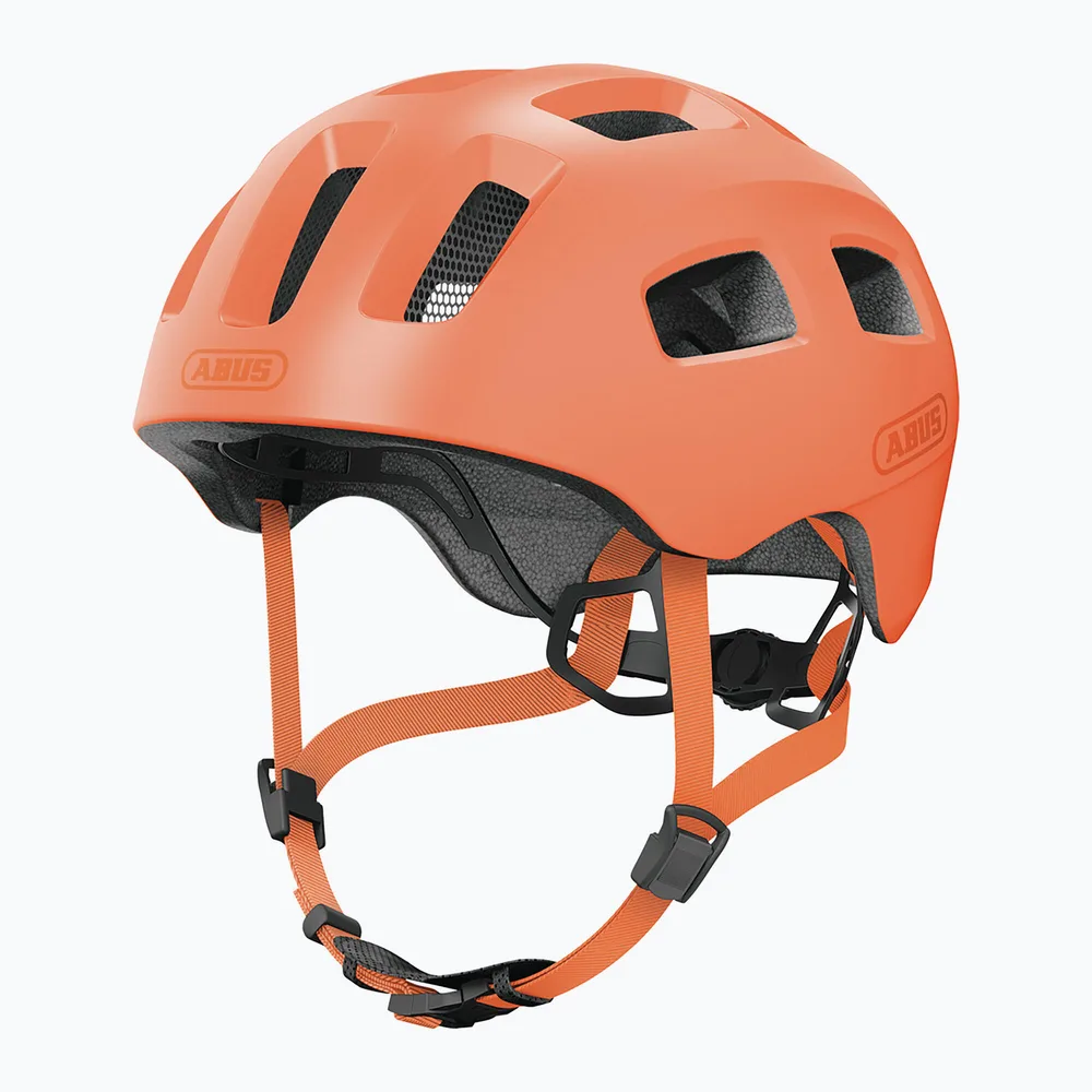 Шлем велосипедный детский Abus Youn-I 2.0, 52-57 cm, Оранжевый