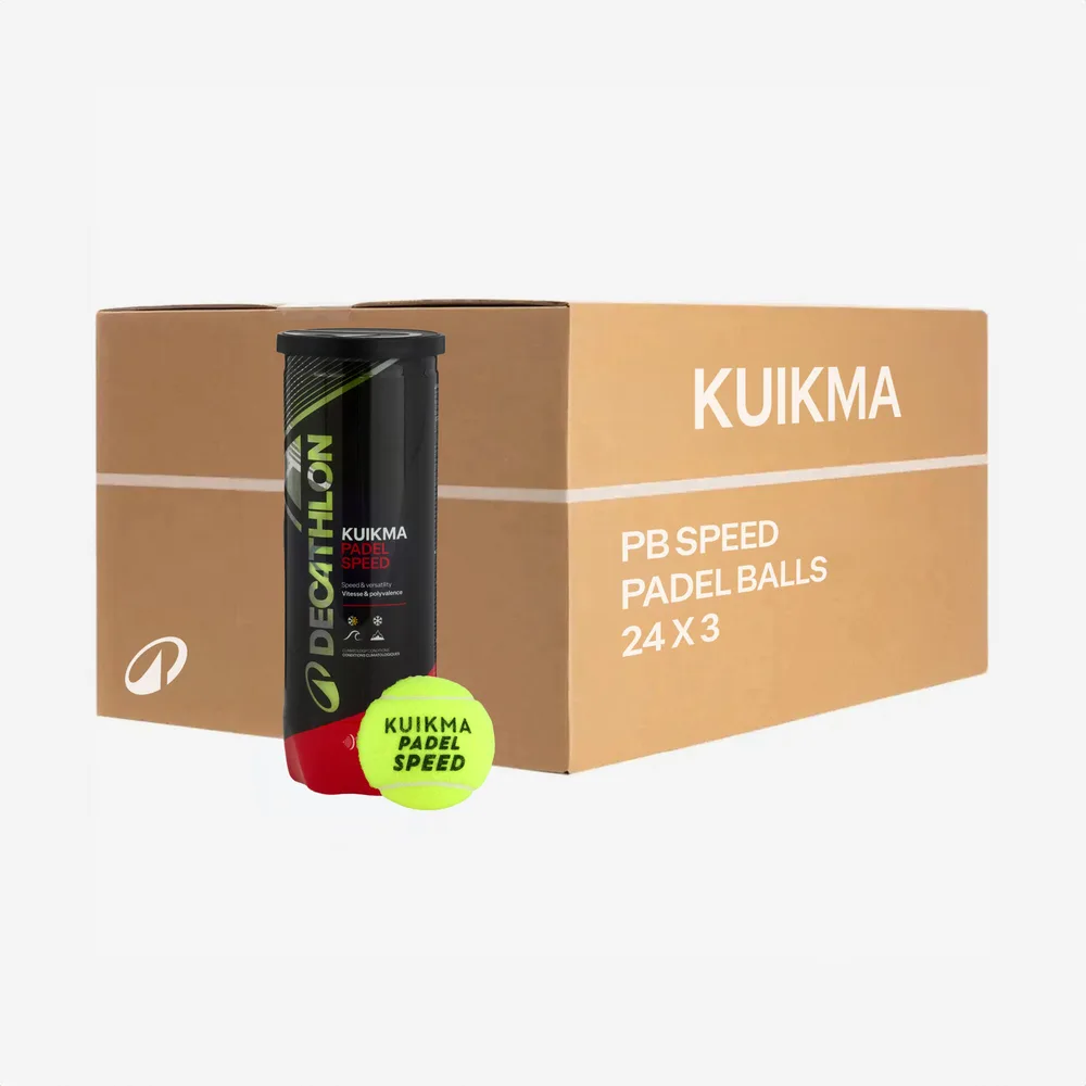 Мячи для падела Kuikma PB Speed, коробка 24 банки по 3 мяча