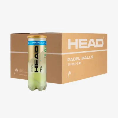 Мячи для падел-тенниса Head Pro S+ под давлением, 24 банки по 3 мяча
