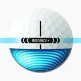 Мячи для гольфа TaylorMade Distance+, 12 шт — фото 4