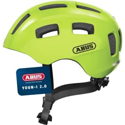 Шлем велосипедный детский Abus Youn-I 2.0 жёлтый