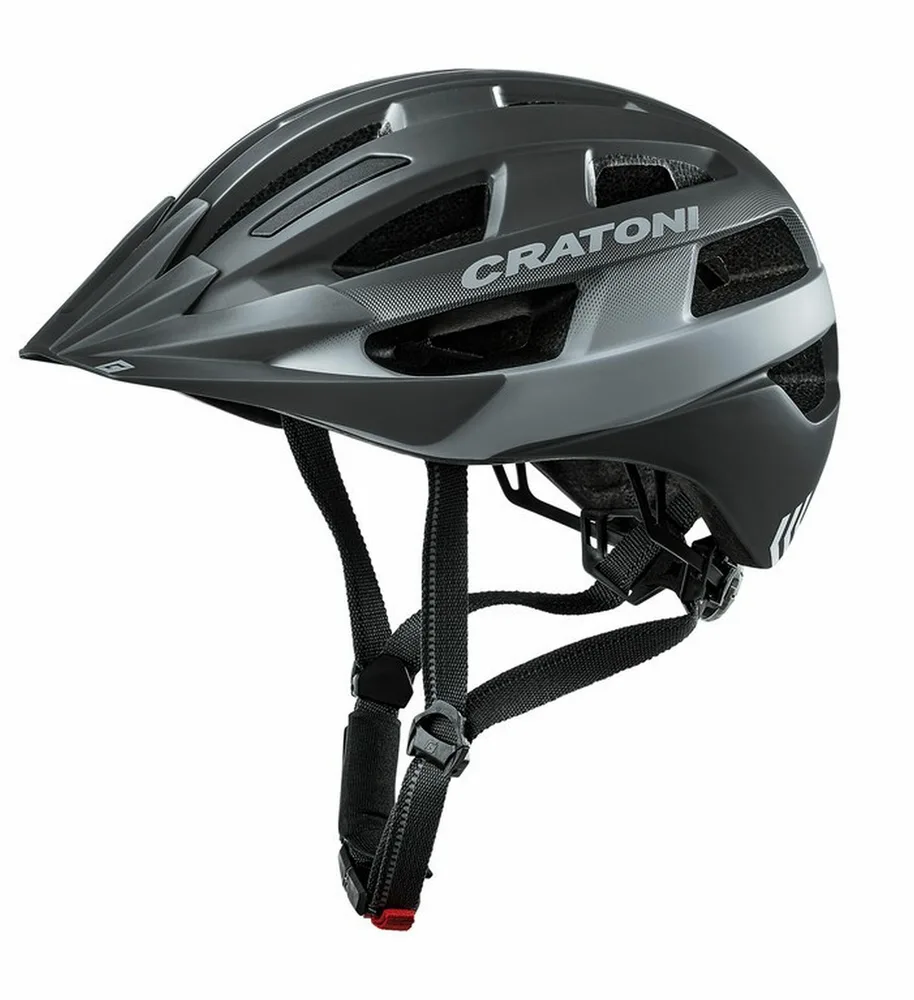 Шлем велосипедный городской Cratoni Velo-X, 56-60 cm, Чёрный