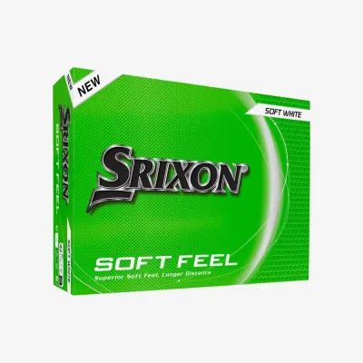 Мячи для гольфа Srixon Soft Feel белые, 12 шт