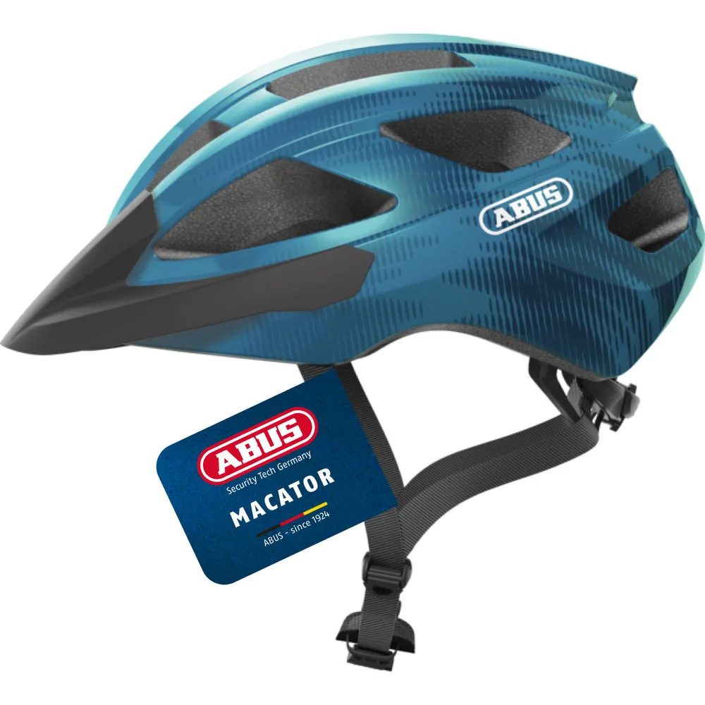 Шлем велосипедный шоссейный Abus Macator синий