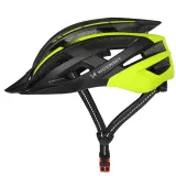 Шлем велосипедный Wozinsky MTB HT-28VCL с фонарём USB и съёмным козырьком — фото 2