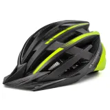 Шлем велосипедный Wozinsky MTB HT-28VCL с фонарём USB и съёмным козырьком — фото 4