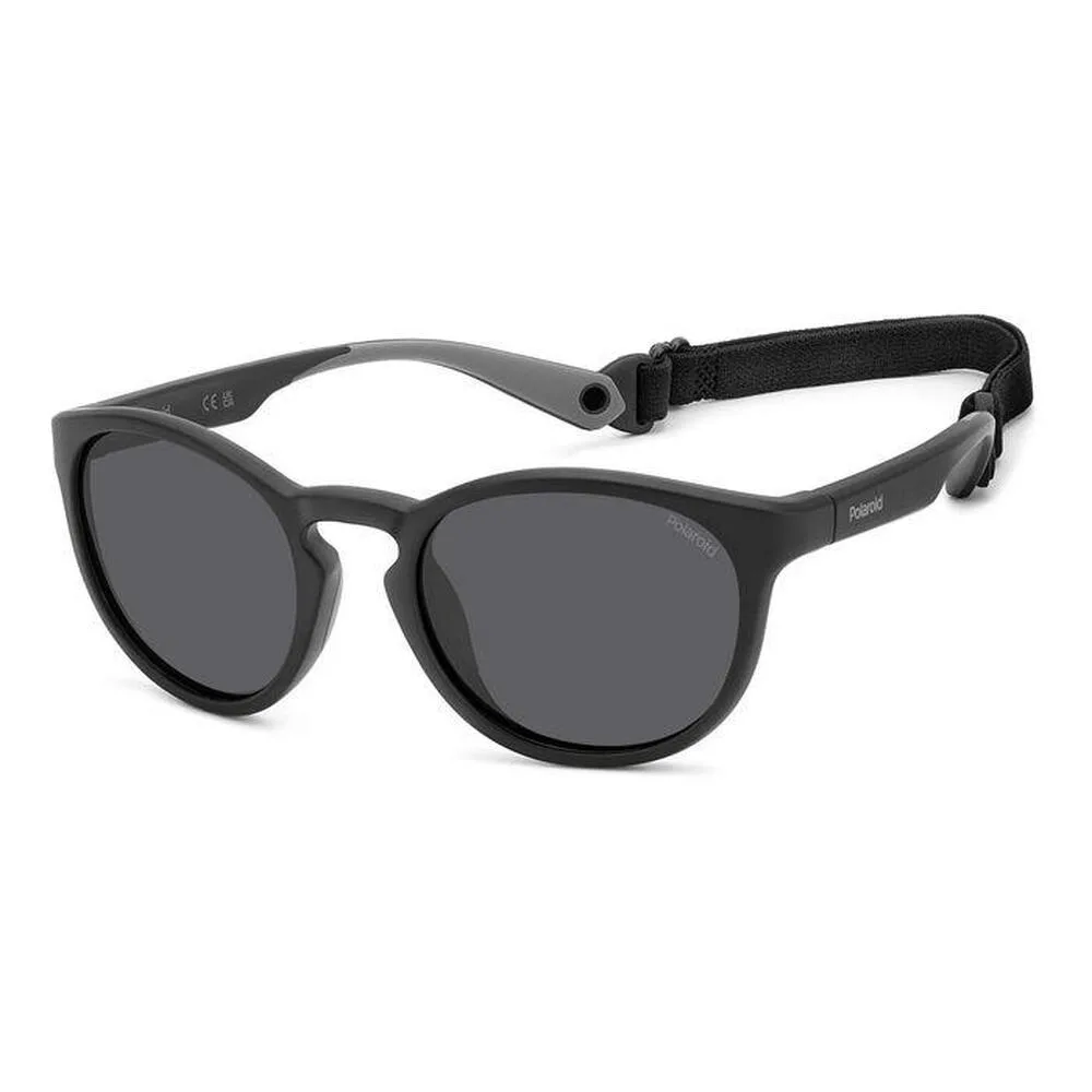 Солнцезащитные очки Polaroid PLD 7050/S 003 чёрные с поляризацией, 52 мм