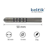 Дротики для дартса Keltik The Lance 22 г, 80% вольфрама — фото 5