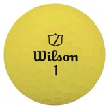 Мячи для гольфа Wilson Duo Soft, 12 штук, Жёлтый — фото 4