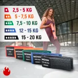 Набор из 5 коротких резиновых петель NEOLYMP, тканевые, нескользящие — фото 2