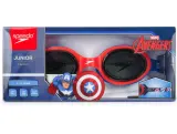 Очки для плавания детские Speedo Illusion Marvel Avengers сине-дымчатые — фото 7