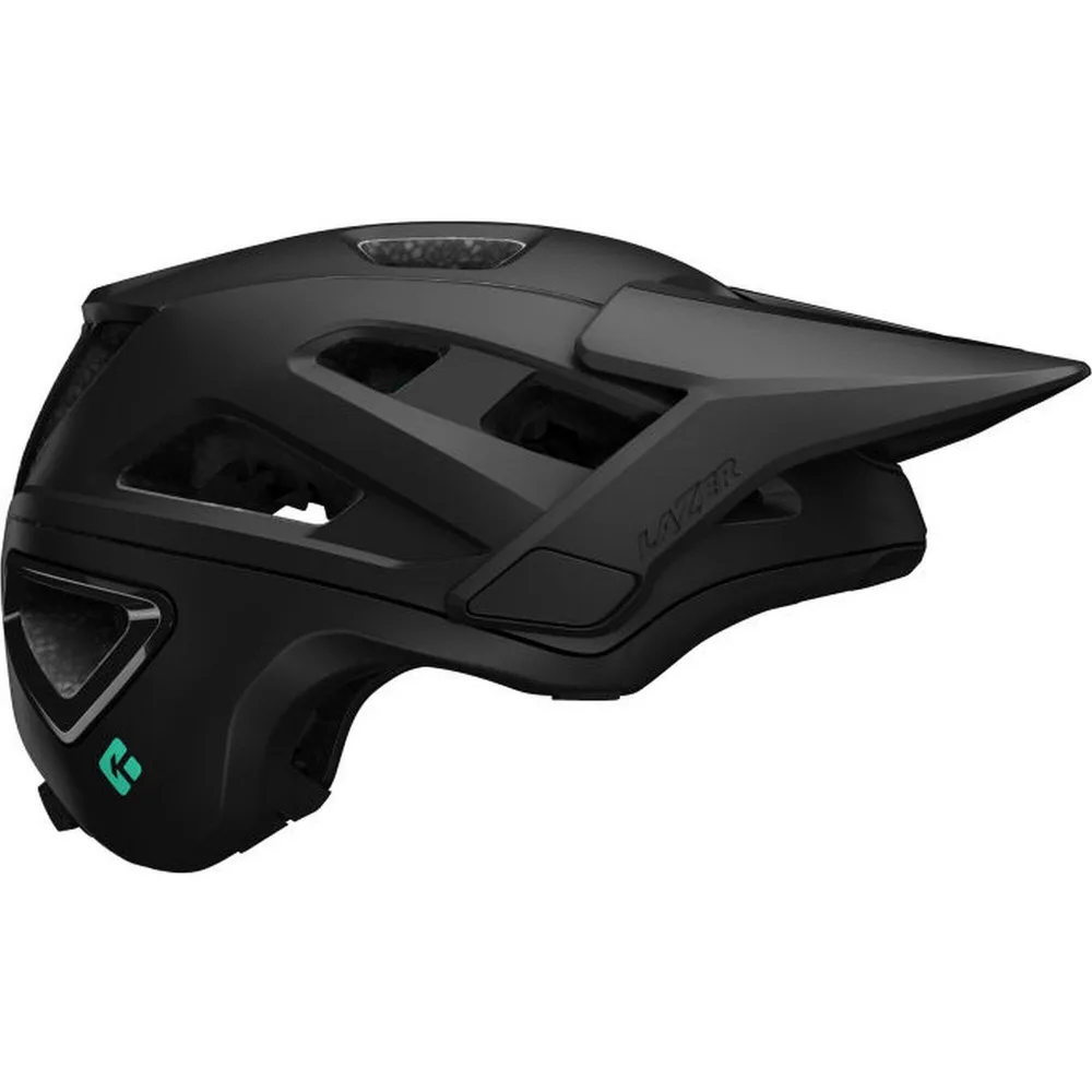 Шлем велосипедный Lazer Jackal KinetiCore для MTB, чёрный матовый