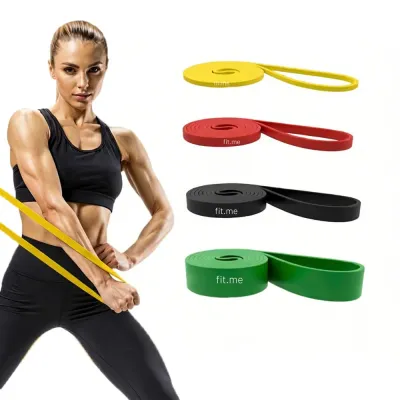 Набор из 4 резиновых петель для тренировок 2-45 кг Fit.me