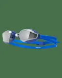 Очки для плавания стартовые TYR Stealth-X Mirrored синие с белым — фото 1