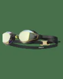 Очки для плавания стартовые TYR Stealth-X Mirrored синие с белым — фото 4