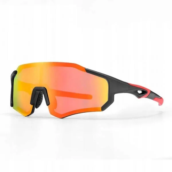 Велосипедные очки ROCKBROS UV400 (10182) черно-красные