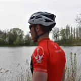 Шлем велосипедный Pro Sport Lights для взрослых мужской и женский — фото 4