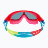 Маска для плавания детская Speedo Rift Junior красная дымчатая — фото 5