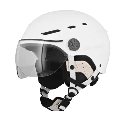 Шлем Visor T'nB с козырьком, размер M (окружность головы 54-58 см), белый