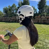 Шлем Visor T'nB с козырьком, размер M (окружность головы 54-58 см), белый — фото 5