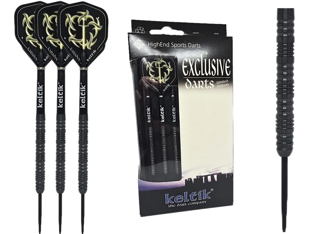 Дротики для дартса Keltik Corvin 20 г Black, 90 процентов вольфрама