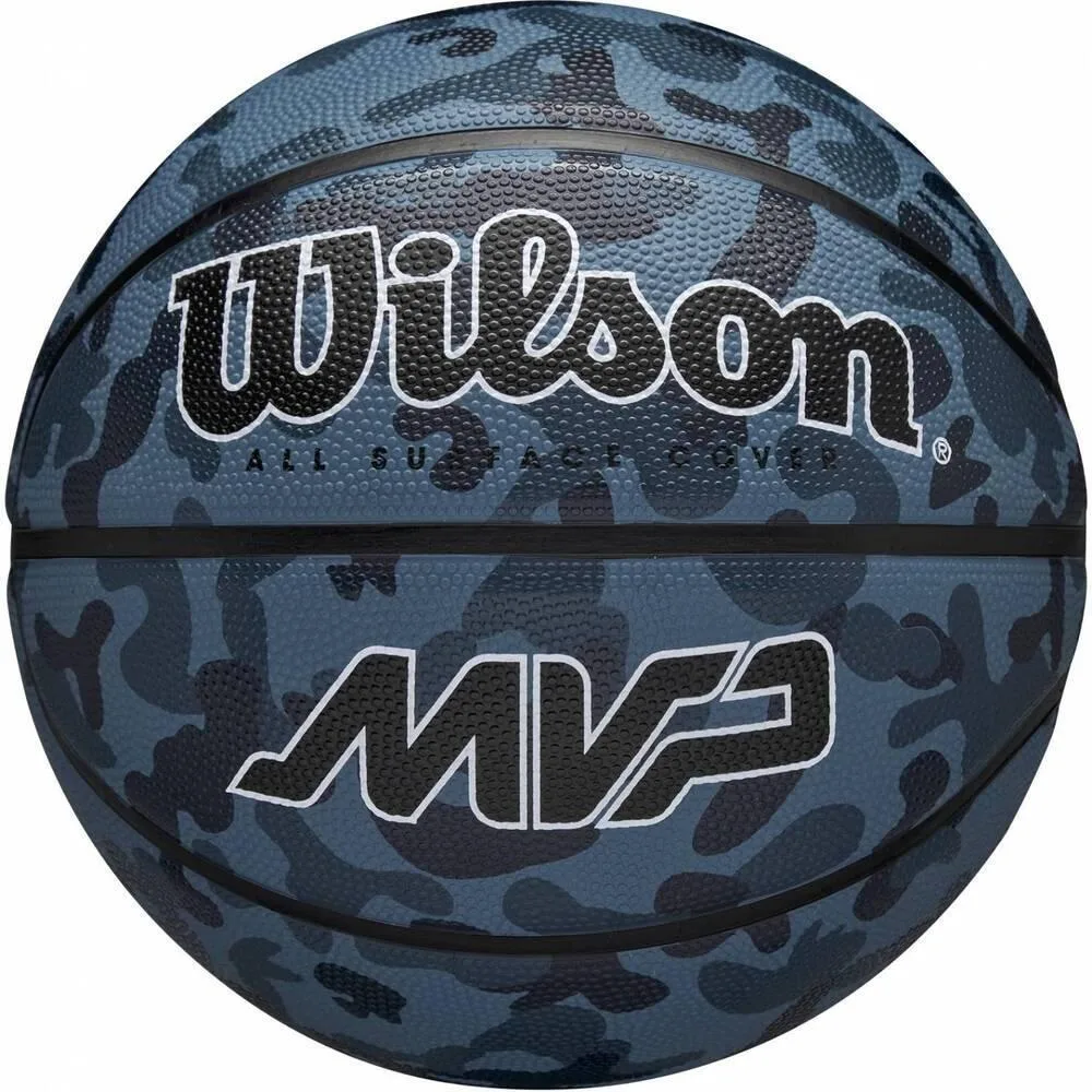 Мяч баскетбольный Wilson MVP Camo, 7, Синий