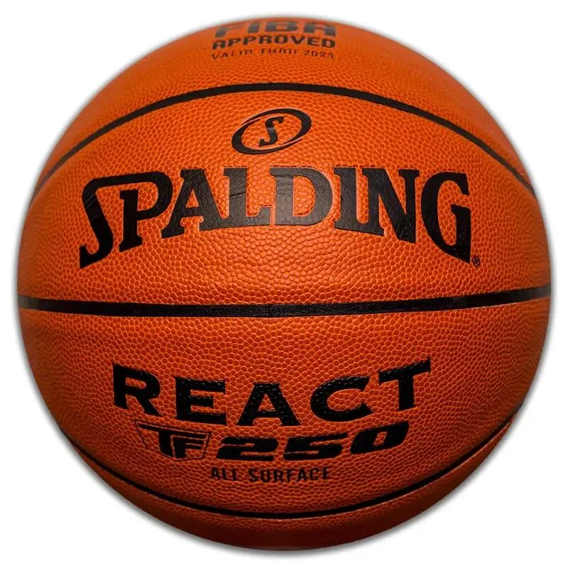 Мяч баскетбольный Spalding React TF-250 Indoor Outdoor, размер 7