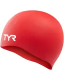 Шапочка для плавания силиконовая TYR Wrinkle-Free, зелёная — фото 5