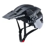 Шлем велосипедный Cratoni AllSet Pro черный/белый матовый — фото 3