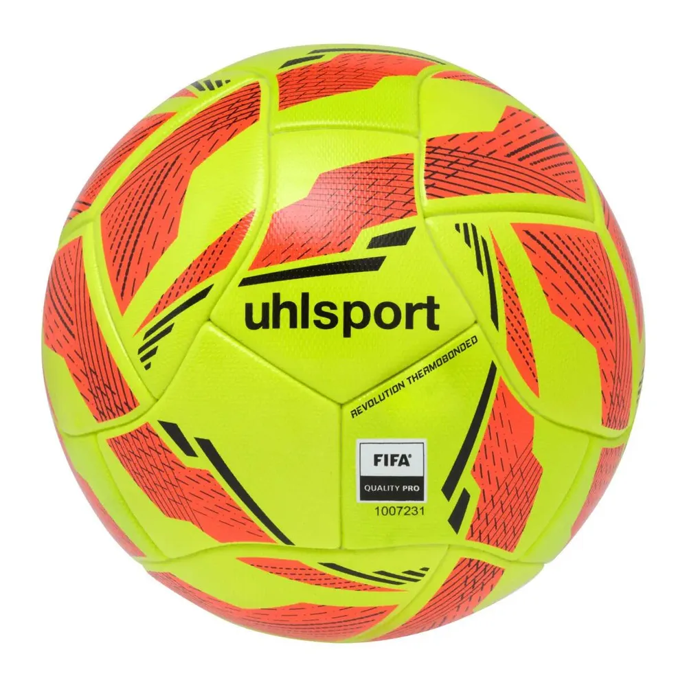 Мяч футбольный Uhlsport Revolution Thermobonded, 5, Жёлтый