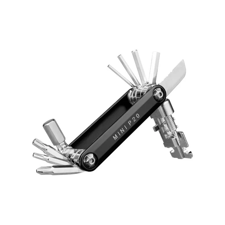 Мультитул велосипедный Topeak Mini P20 черный с выжимкой цепи