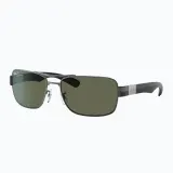 Солнцезащитные очки Ray-Ban RB3522, Серебристый — фото 4