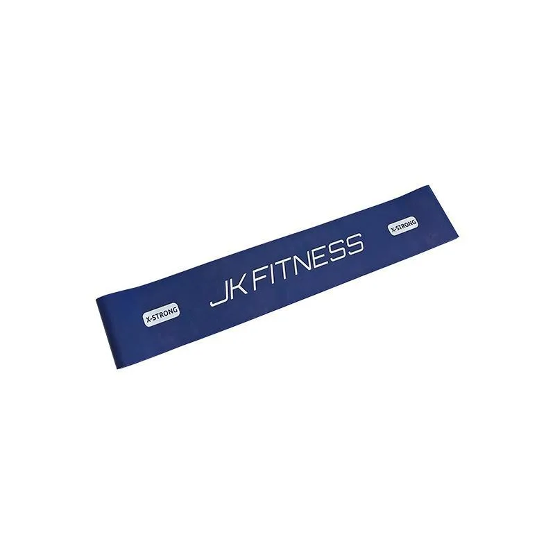 Мини-петля для фитнеса JK Fitness синяя, повышенной жёсткости