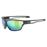 Солнцезащитные очки Uvex SportStyle 806 Black Matt Green — фото 1