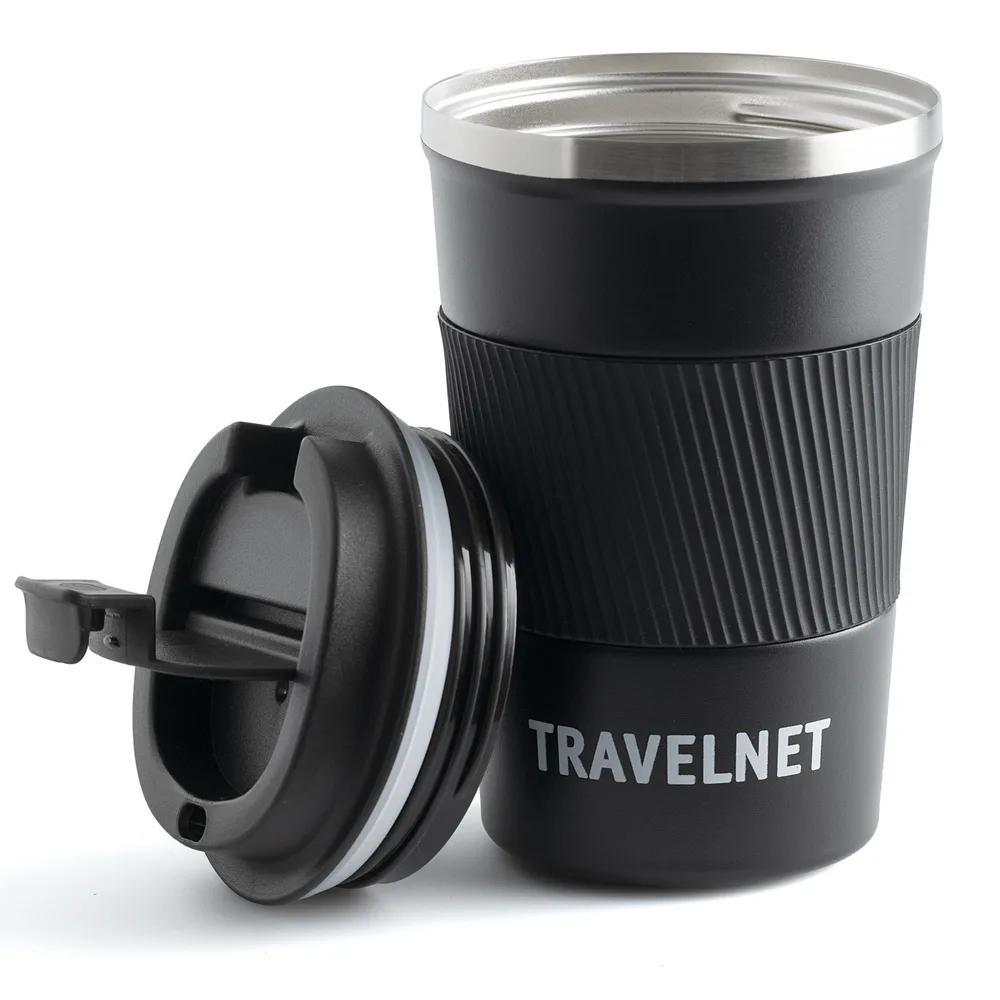 Термокружка Travelnet To Go 380 мл чёрная