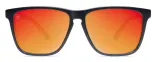 Солнцезащитные очки Knockaround Fast Lanes чёрно-красные — фото 2