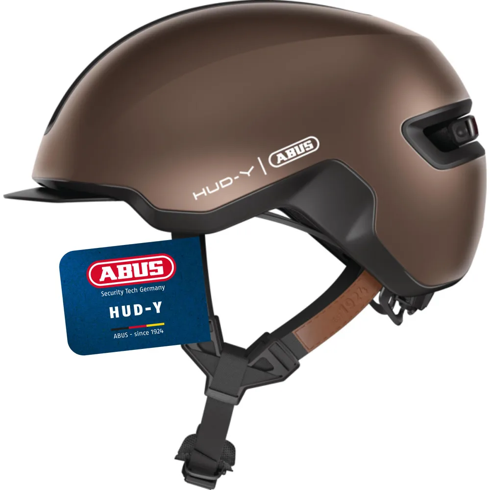 Городской велосипедный шлем Abus HUD-Y Urban, 57 - 61 cm, Ciemna ochra