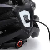 Велосипедный шлем MTB Wozinsky с USB-фонарём, чёрный, размер M — фото 6