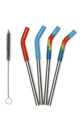 Набор трубочек Klean Kanteen Straw 4Pack 8 мм