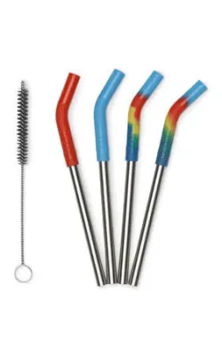 Набор трубочек Klean Kanteen Straw 4Pack 8 мм
