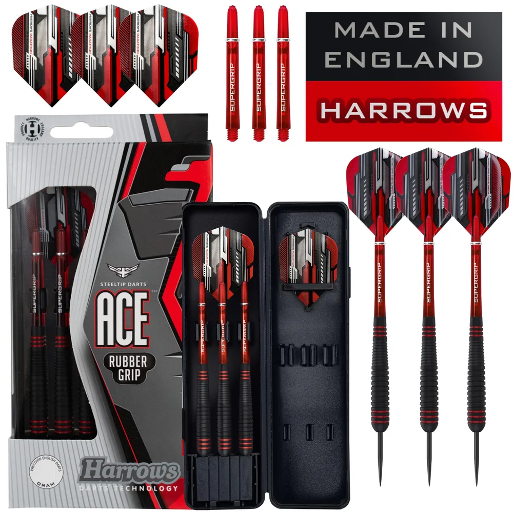 Дротики для дартса Harrows Ace со стальным наконечником, 22 г