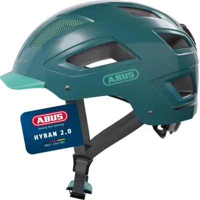 Велосипедный шлем Abus Hyban 2.0 Kern Green размер M 52-58 см