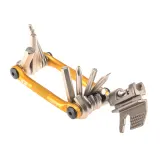 Мультитул велосипедный Crankbrothers M17 на 17 функций золотисто-чёрный — фото 2