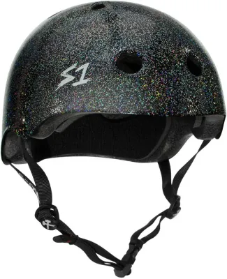 Защитный шлем S-One Mega Lifer Black Glitter, размер XL