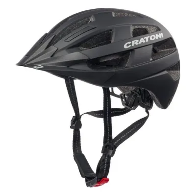 Велосипедный шлем Cratoni Velo-X, чёрный матовый, размер XXL